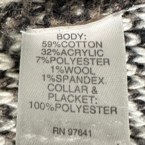 J Jill Sweater Womens Medium Petite Gray Cardigan Jacket Preppy Career Academia - Picture 6 of 11